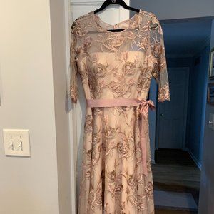 BHLDN Brand New Lace Overlay Dress